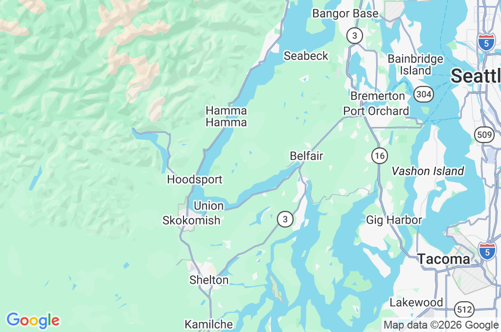Collins Lake Road & Belfair-Tahuya Road Area Map Collins Lake Road & Belfair-Tahuya Road Area Map