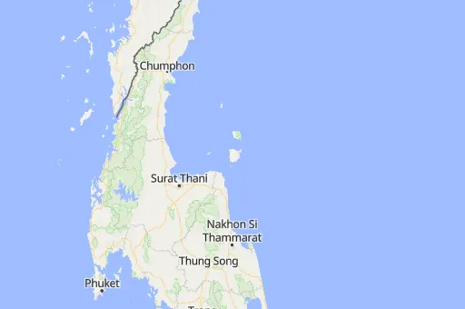 Map of Ko Samui District