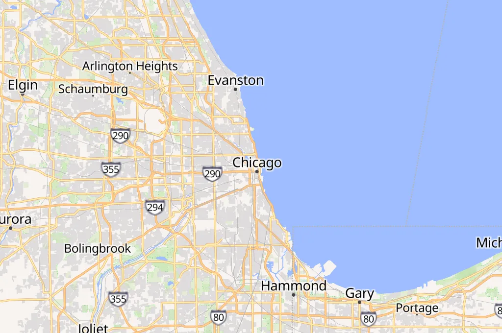 Chicago & Northwestern Powerhouse Area Map