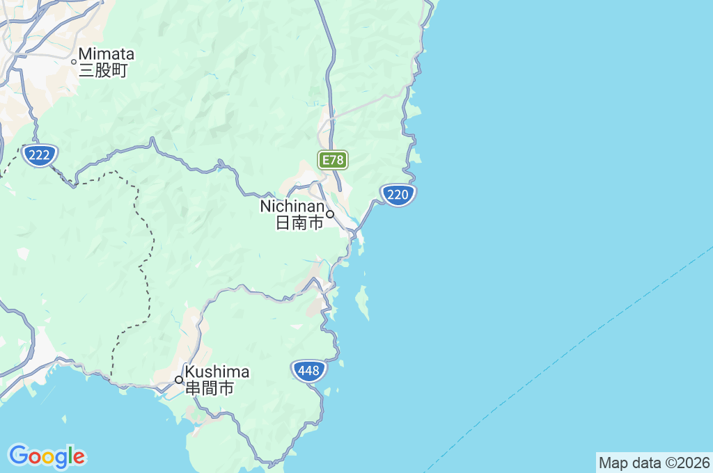 Aburatsu Area Map Aburatsu Area Map