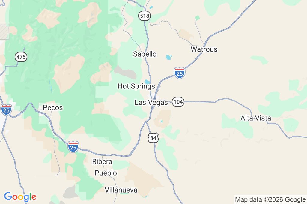 Las Vegas Area Map