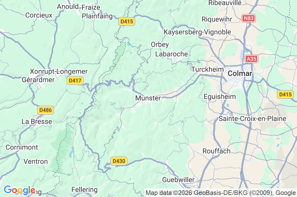 Munster Area Map