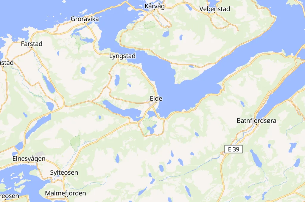 Eide Area Map