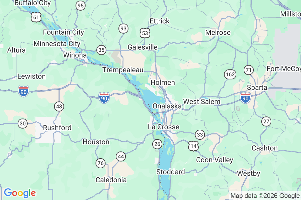 Lake Onalaska Area Map Lake Onalaska Area Map