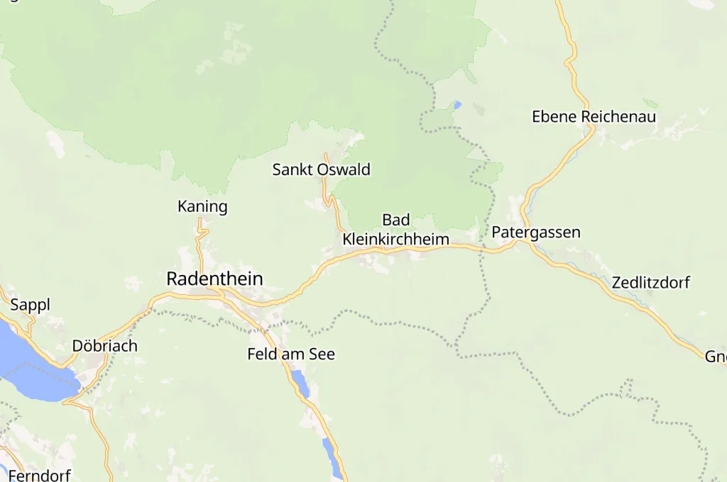 Bad Kleinkirchheim Area Map