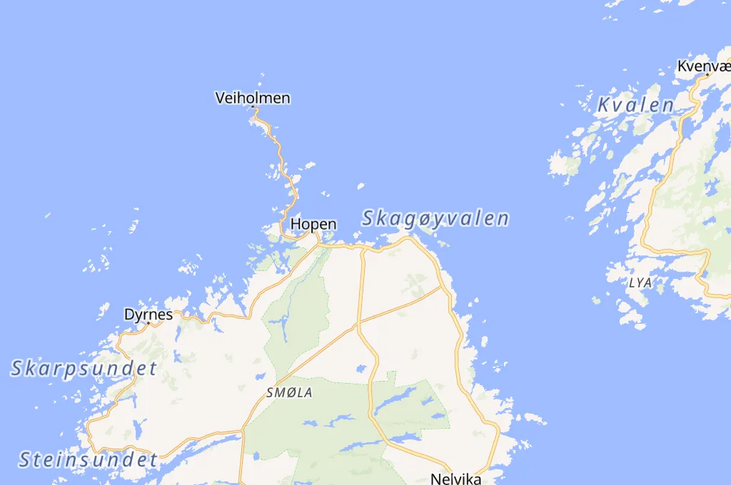 Smøla Havfiskesenter Area Map