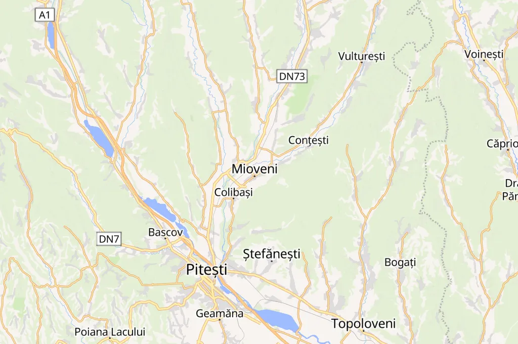 Piața Dacia Area Map Piața Dacia Area Map