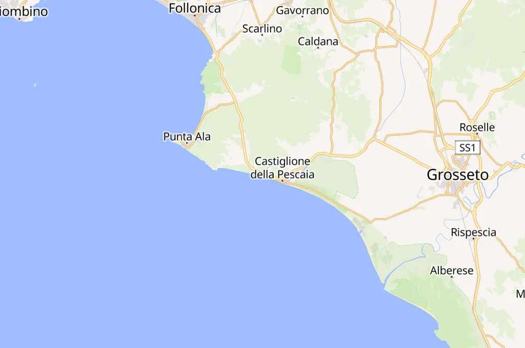 Riva del Sole Area Map Riva del Sole Area Map