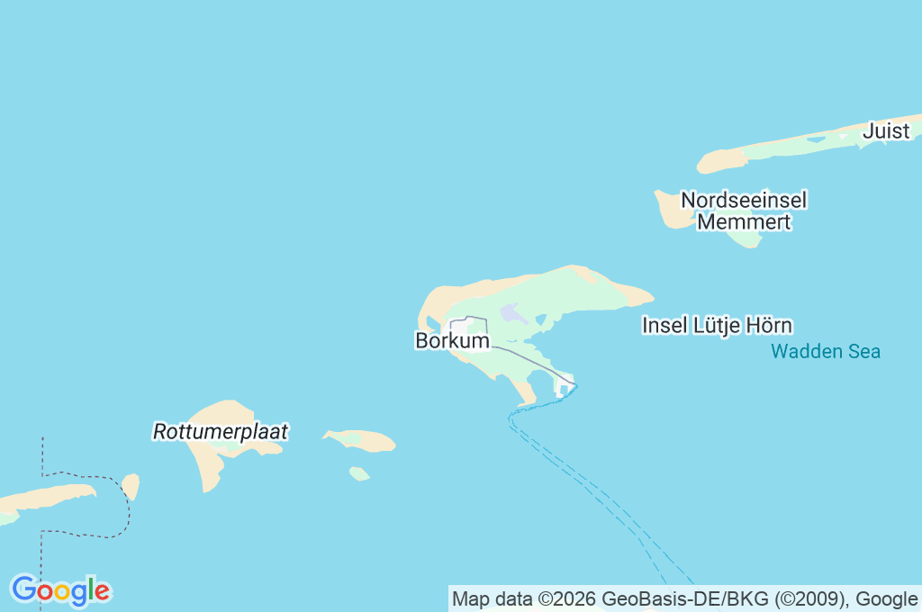 Borkum Area Map