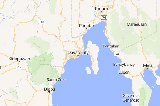 Map of Agdao