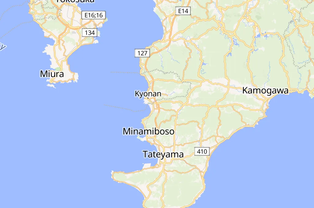 Furari Tomiyama Roadside Station Area Map