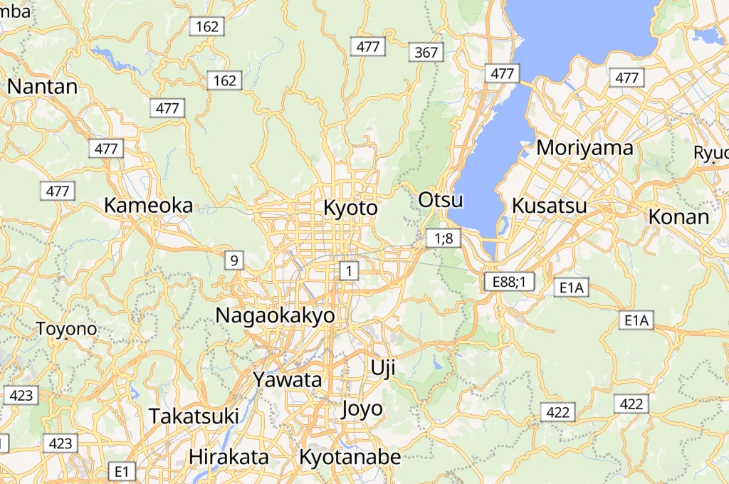 Kiyomizu-zaka Area Map Kiyomizu-zaka Area Map