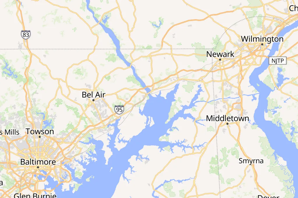 Havre de Grace Decoy Museum Area Map