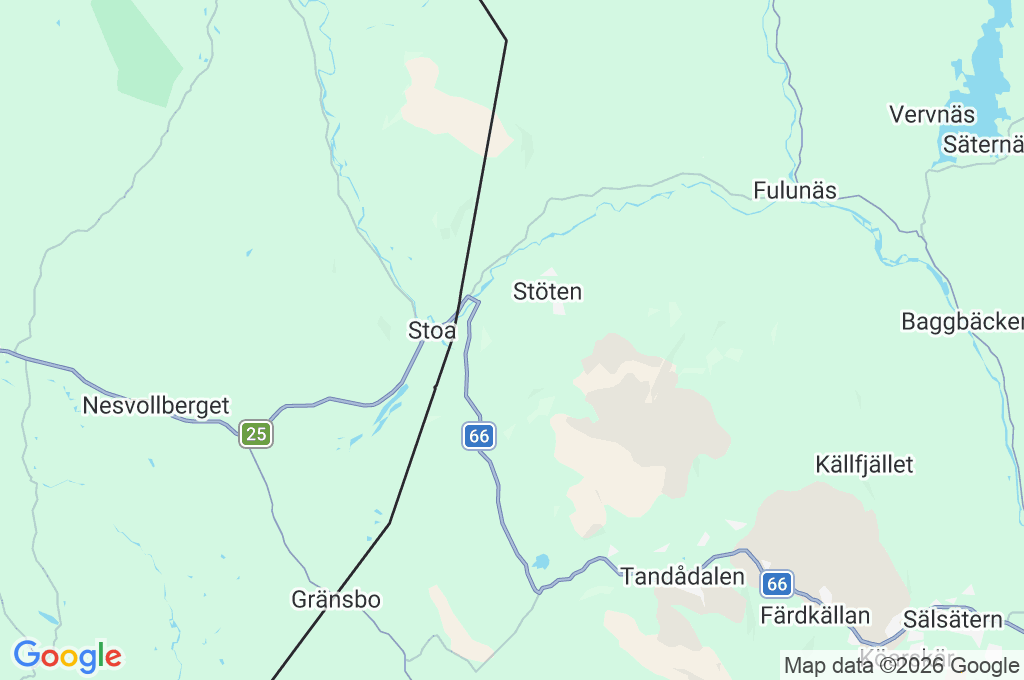 Stöten Area Map Stöten Area Map