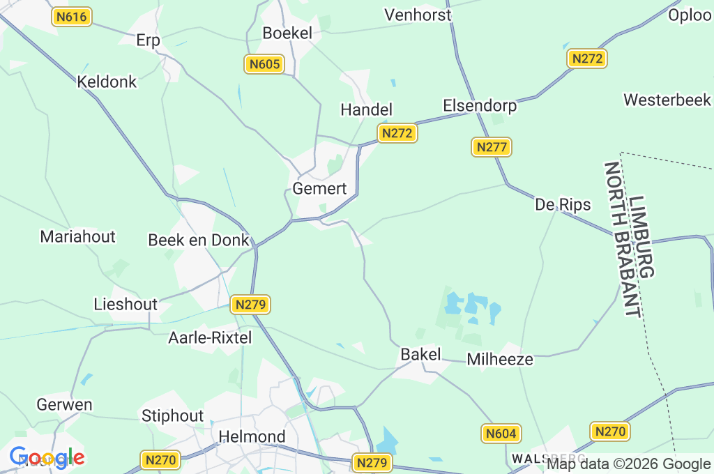 De Mortel Area Map