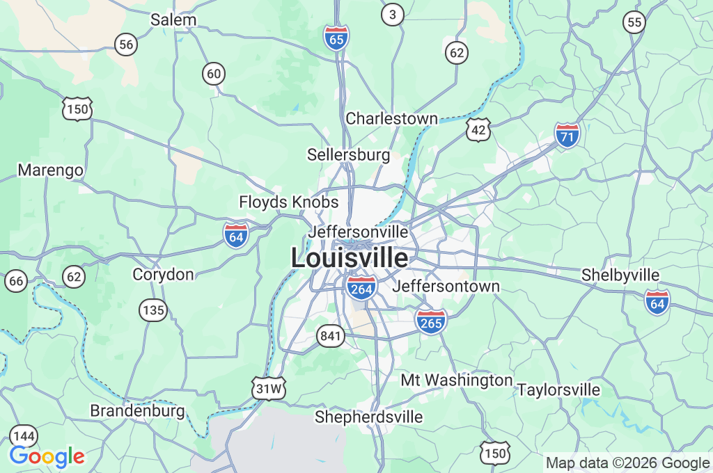 Jeffersonville Area Map Jeffersonville Area Map