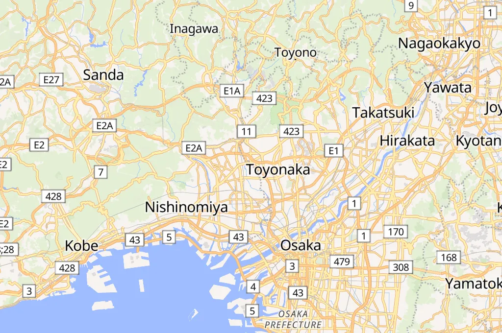 Osaka International Airport (Itami) Area Map Osaka International Airport (Itami) Area Map