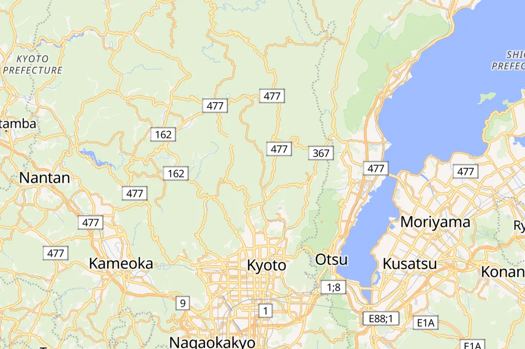 Kifune Shrine Area Map Kifune Shrine Area Map