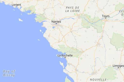Map of Vendée