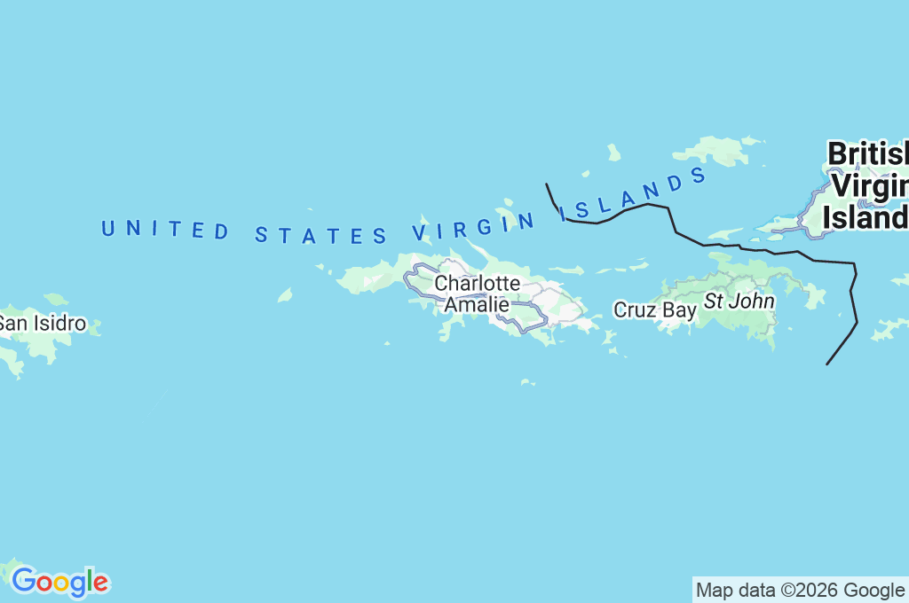 Crown Bay Area Map Crown Bay Area Map