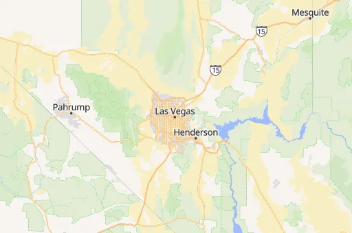 Map of Las Vegas
