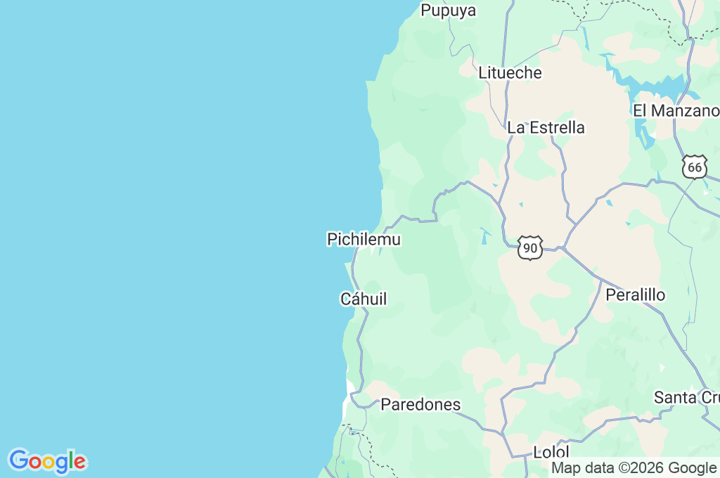 Pichilemu Costanera Area Map Pichilemu Costanera Area Map