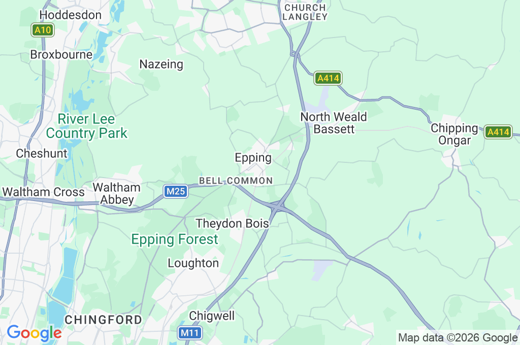 Epping Area Map Epping Area Map