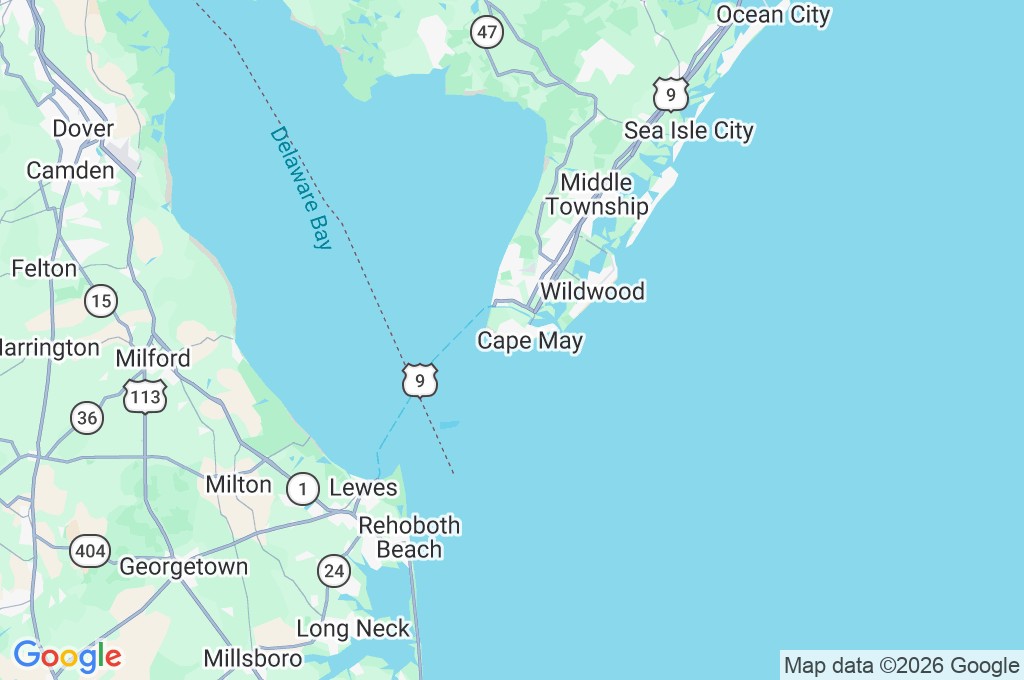 Cove Beach Area Map
