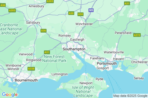 Map of Southampton