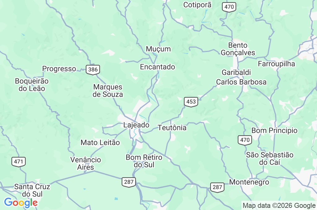 Colinas Area Map Colinas Area Map