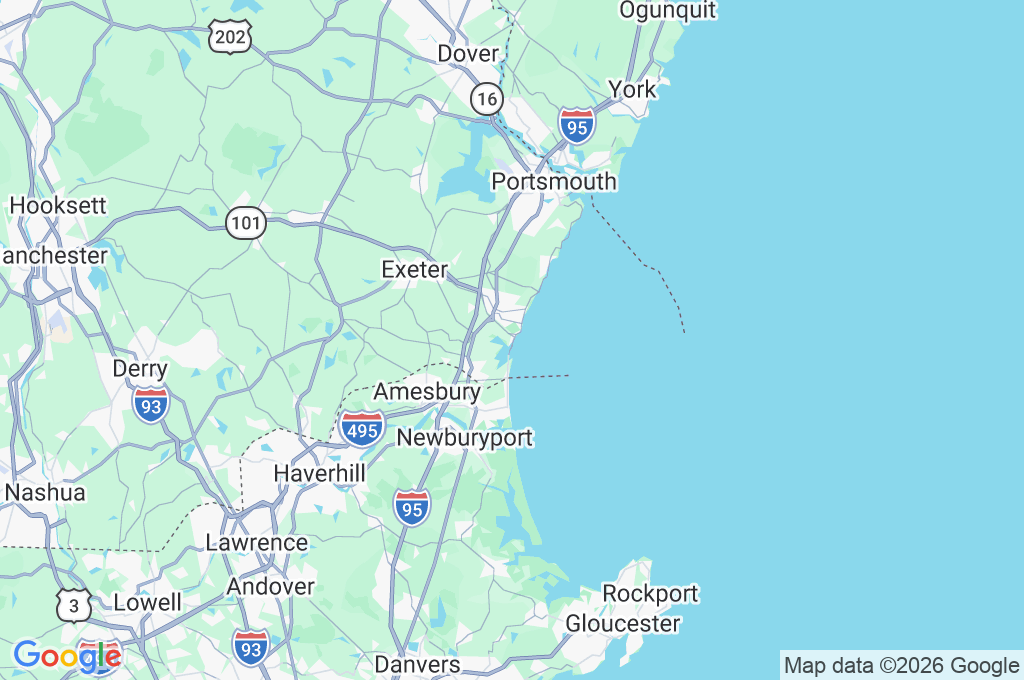 Hampton Beach Area Map