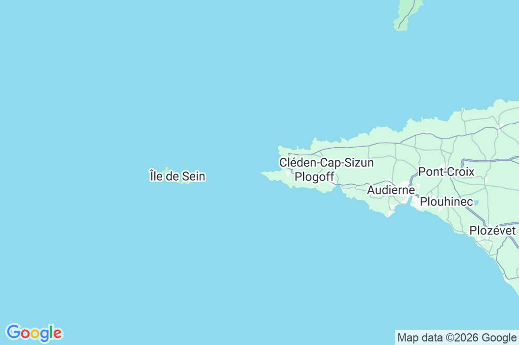 Pointe du Raz Area Map