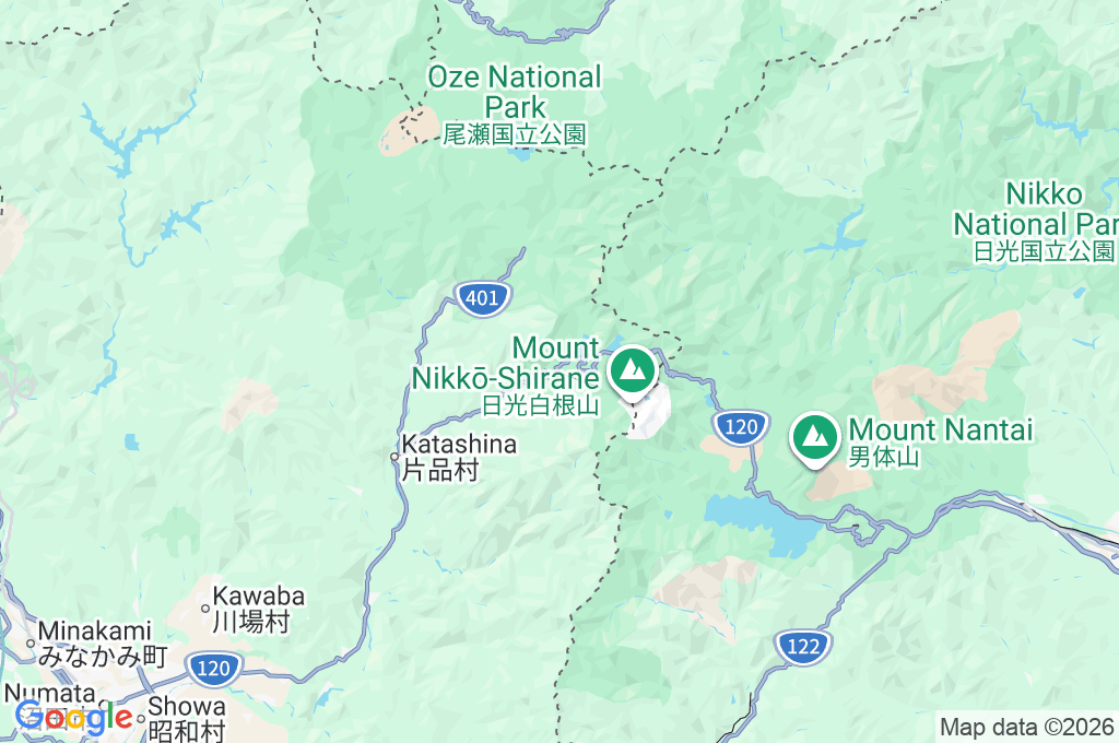 Marunuma Kogen Area Map Marunuma Kogen Area Map