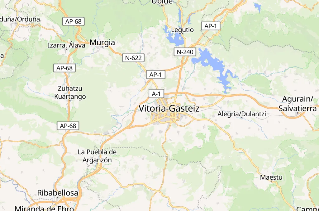 Vitoria-Gasteiz Area Map Vitoria-Gasteiz Area Map