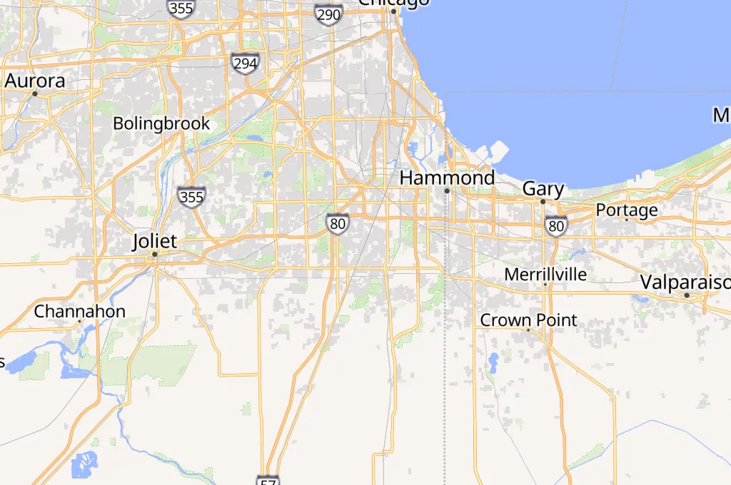 Flossmoor Area Map Flossmoor Area Map