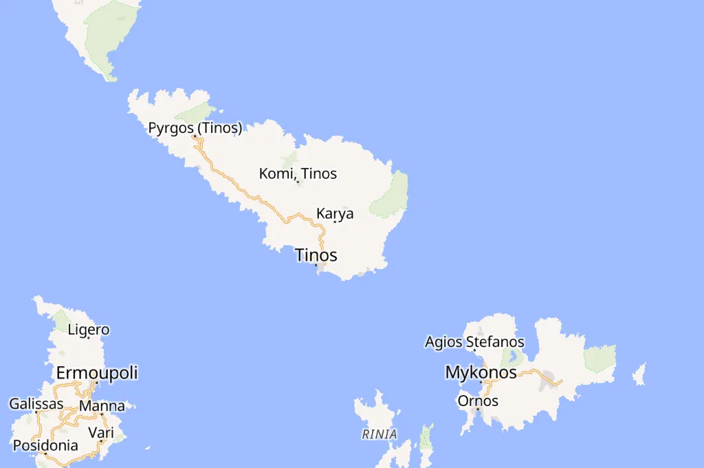 Dio Choria Area Map