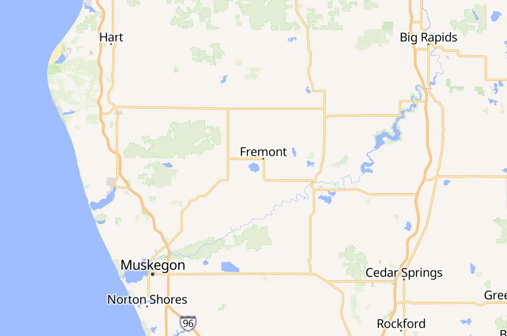Fremont Lake Area Map Fremont Lake Area Map