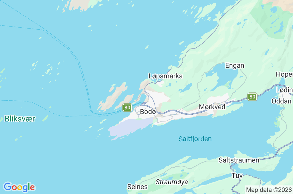 Rønvik Marina Area Map