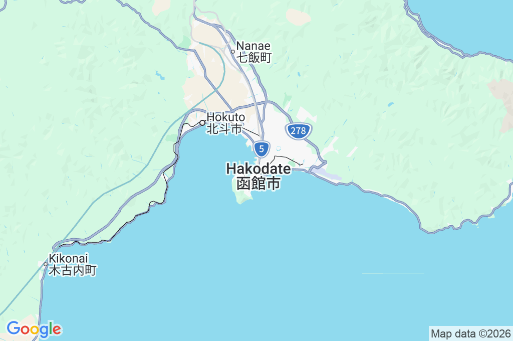 Hakodate Station Area Map Hakodate Station Area Map