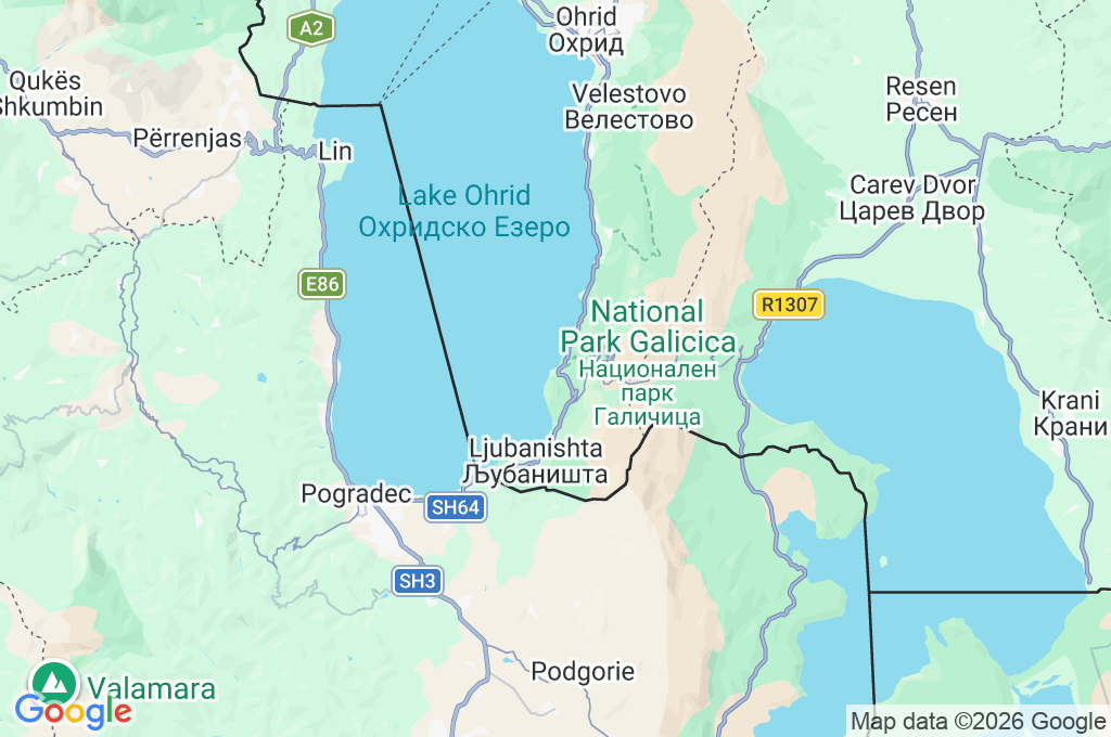 Trpejca Area Map