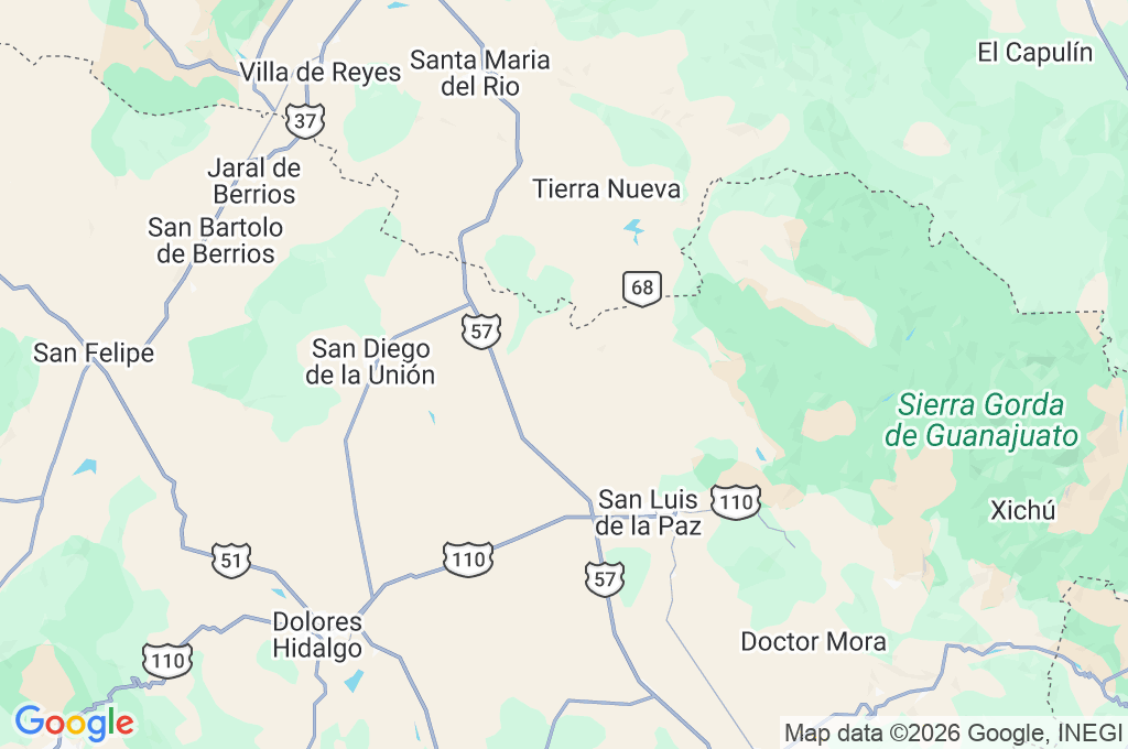 Rancho La Onza Area Map Rancho La Onza Area Map