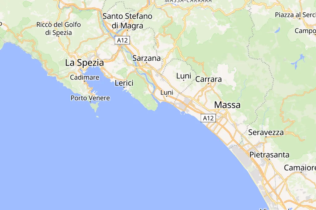 Bocca di Magra Area Map Bocca di Magra Area Map