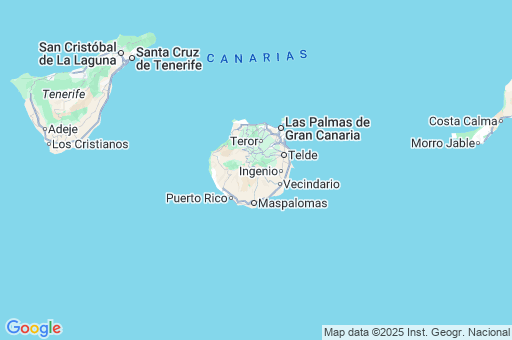 Map of San Bartolomé de Tirajana