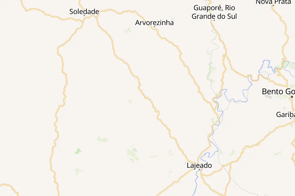 Serra de Pouso Novo Area Map