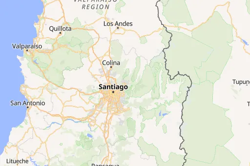 Map of Lo Barnechea