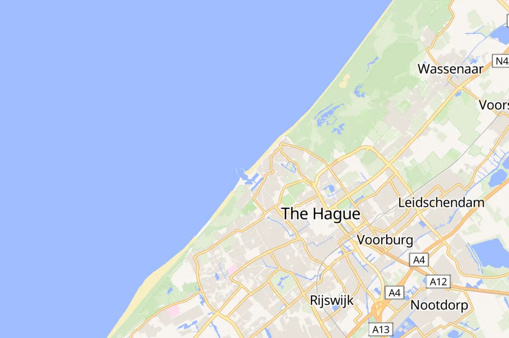 Scheveningen Area Map Scheveningen Area Map