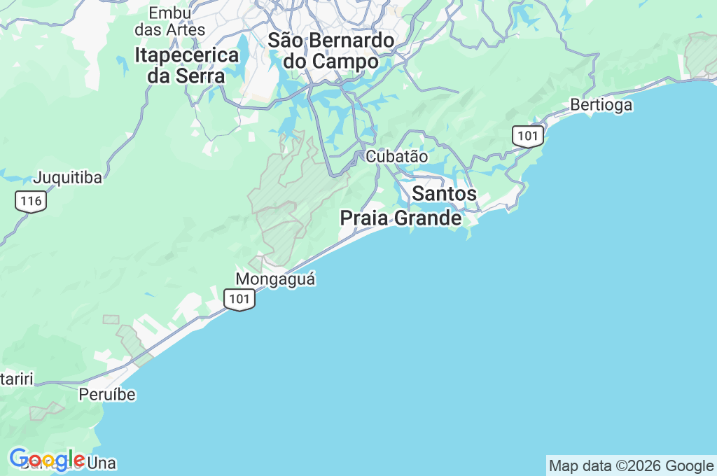 Maracanã Beach Area Map Maracanã Beach Area Map