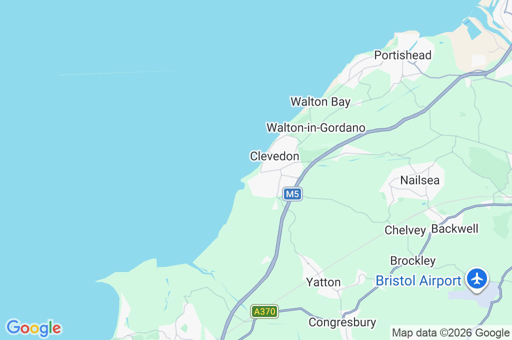 Clevedon Marine Lake Area Map Clevedon Marine Lake Area Map