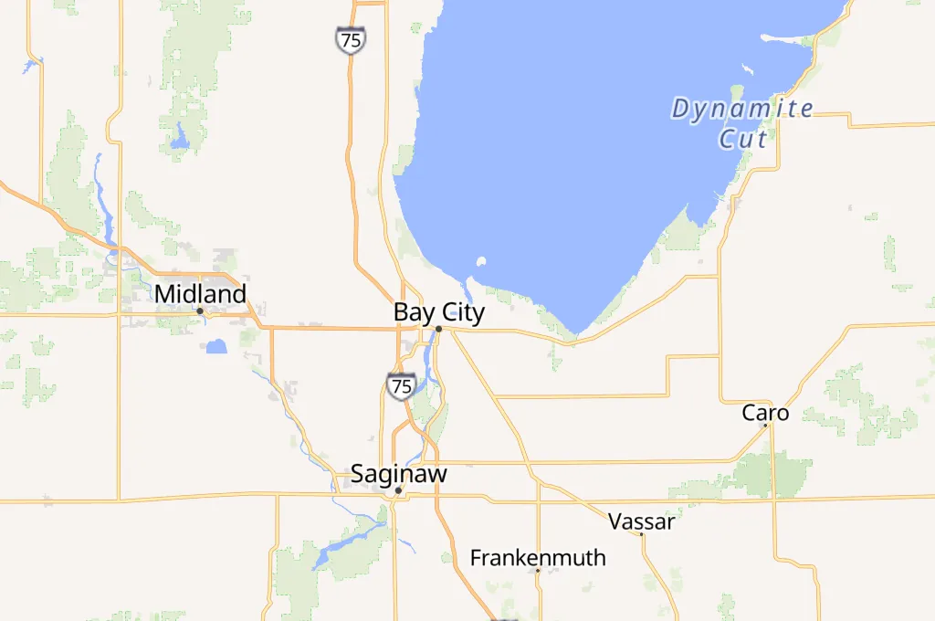 Essexville Area Map