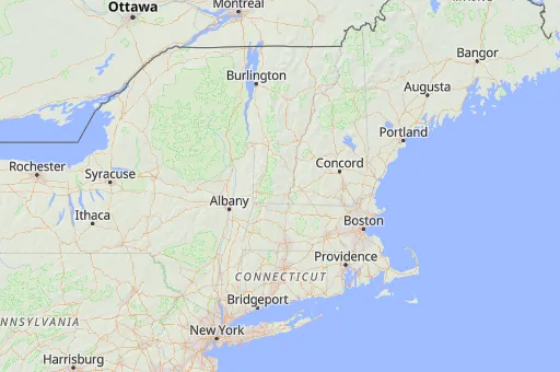 Map of Windham County